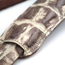 Ремень гитарный Richter GUITAR STRAP SLIM DELUXE  CROCO NATURAL 1024