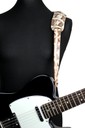 Ремень гитарный Richter GUITAR STRAP SLIM DELUXE XL CROCO NATURAL 1025