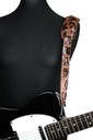 Ремень гитарный Richter GUITAR STRAP  SLIM DELUXE XL CROCO PINE 1027