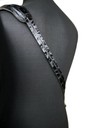 Ремень гитарный Richter GUITAR STRAP SLIM DELUXE XL CROCO BLACK 1029