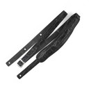 Ремень гитарный Richter GUITAR STRAP SLIM DELUXE XL CROCO BLACK 1029