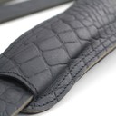 Ремень гитарный Richter GUITAR STRAP SLIM DELUXE  CAYMAN BLACK 1030