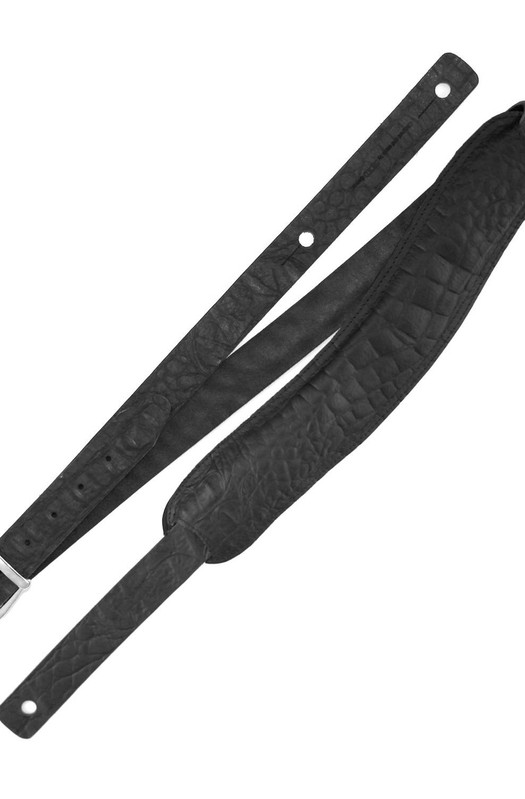 Ремень гитарный Richter GUITAR STRAP SLIM DELUXE  CAYMAN BLACK 1030