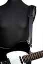 Ремень гитарный Richter GUITAR STRAP SLIM DELUXE  CAYMAN BLACK 1030