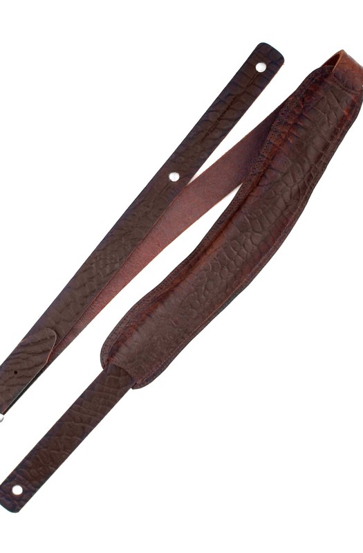 Ремень гитарный Richter GUITAR STRAP SLIM DELUXE  CAYMAN BROWN 1032