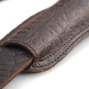 Ремень гитарный Richter GUITAR STRAP SLIM DELUXE XL CAYMAN BROWN 1033