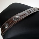 Ремень гитарный Richter GUITAR STRAP SPRINGBREAK I CONCHO BROWN / OLD NICKEL 1546