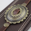 Ремень гитарный Richter GUITAR STRAP SPRINGBREAK I CONCHO BROWN / OLD NICKEL 1547