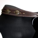 Ремень гитарный Richter GUITAR STRAP SPRINGBREAK I CONCHO BROWN / OLD NICKEL 1547