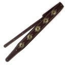 Ремень гитарный Richter GUITAR STRAP SPRINGBREAK I CONCHO BROWN / OLD NICKEL 1547