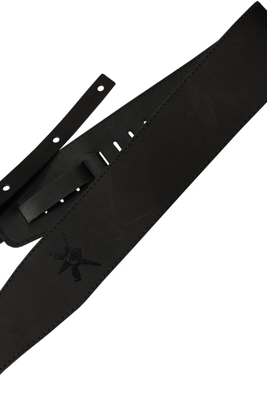 Ремень гитарный Richter WILL ADLER GUITAR STRAP SINGLE WARBIRD BLACK 1502WA-I