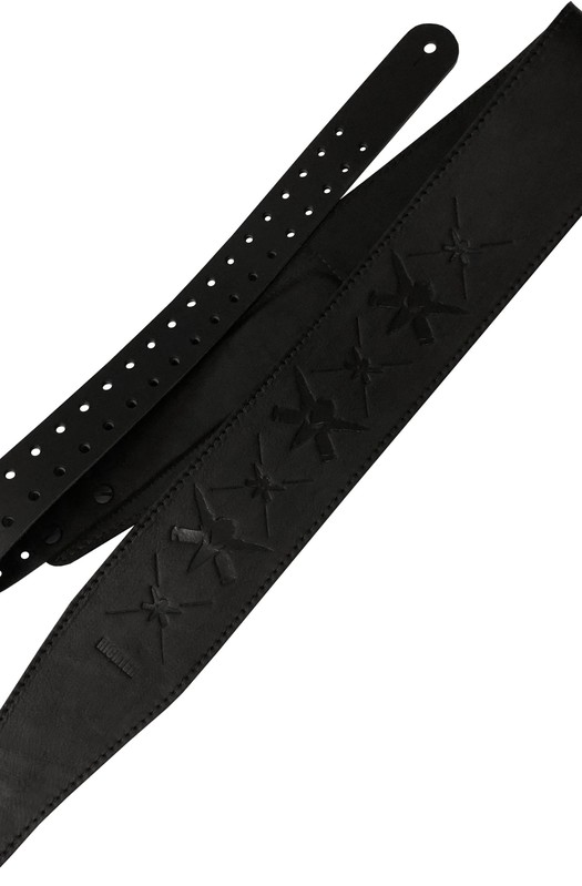 Ремень гитарный Richter WILL ADLER  GUITAR STRAP BLACK / BLACK 1505WA-B