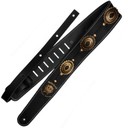 Ремень гитарный Richter MOTÖRHEAD GUITAR STRAP BLACK / OLD BRASS 1566