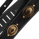 Ремень гитарный Richter MOTÖRHEAD GUITAR STRAP BLACK / OLD BRASS 1566