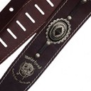 Ремень гитарный Richter Guitar MOTÖRHEAD  GUITAR STRAP BROWN / OLD SILVER 1567