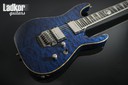 2009 ESP LTD M-II Quilt Top Deep Ocean Blue