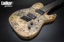 Legator OTF7OD Opus Fanned Fret Multi Scale 7 String Natural Buckeye Burl Top Overdrive Series NEW