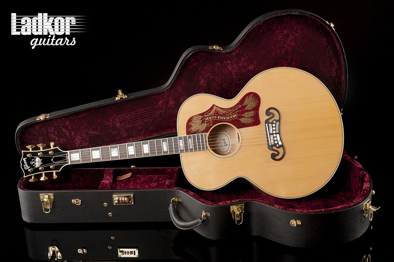 2019 Gibson Custom Shop Montana Gold Antique Natural 30th