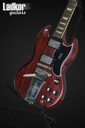 2019 Gibson Custom Shop Historic 1964 SG Standard Reissue Maestro Vibrola Cherry Red VOS NEW