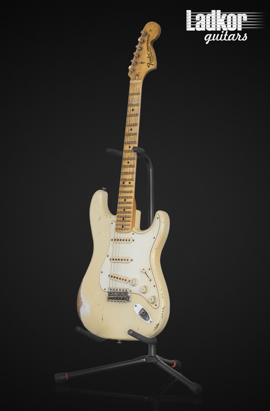 2016 Fender Custom Shop Masterbuilt John Cruz 1969 Stratocaster Relic Olympic White Master Vintage Player Series MVP Jimi Hendrix