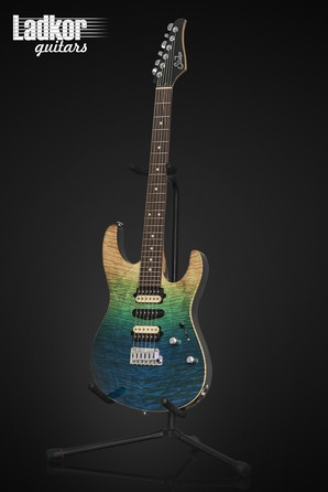 Suhr Modern Plus Custom Aqua Blue Gradient