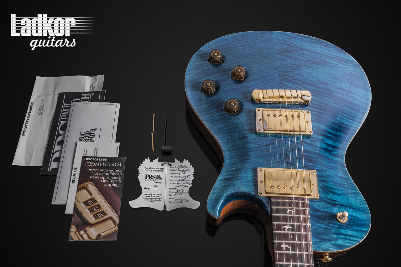 2006 PRS Singlecut Artist Package 20th Anniversary Mateo Blue