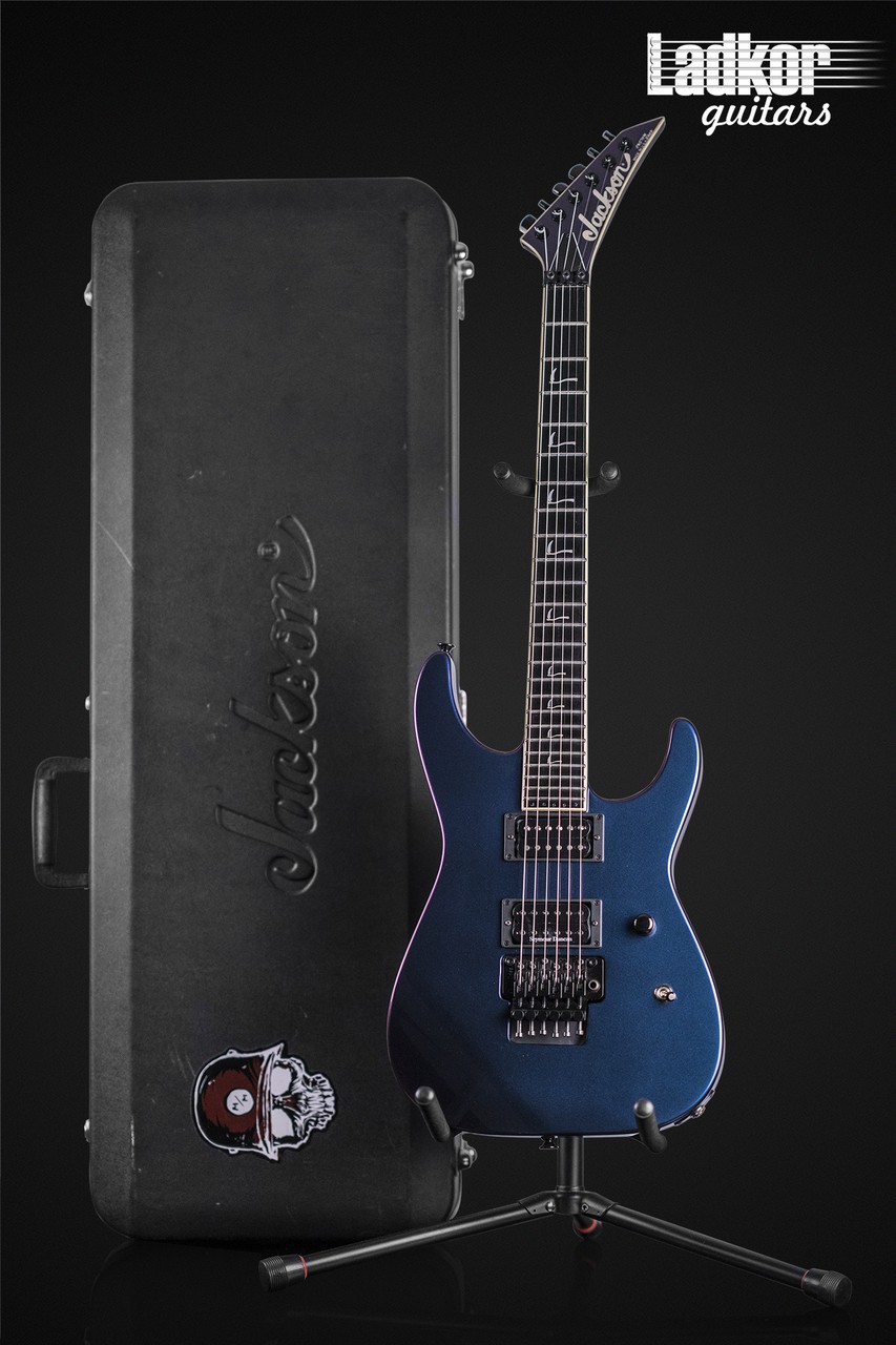 2005 Jackson USA Custom Shop SL2H Soloist Interference Cyan Magenta