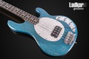 2000 Ernie Ball Music Man Stingray Translucent Teal Bass