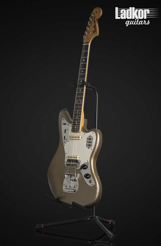 2015 Fender Custom Shop Masterbuilt John Cruz 1965 Jaguar Relic Shoreline Gold