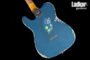 2017 Fender Custom Shop NAMM Ltd '60 Tele Relic Telecaster Limited Edition HS Aged Lake Placid Blue over Blue Flower NEW