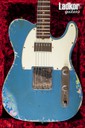 2017 Fender Custom Shop NAMM Ltd '60 Tele Relic Telecaster Limited Edition HS Aged Lake Placid Blue over Blue Flower NEW