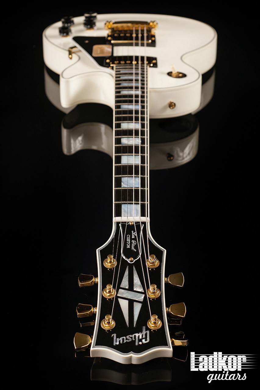 2012 Gibson Les Paul Custom Alpine White New Old Stock