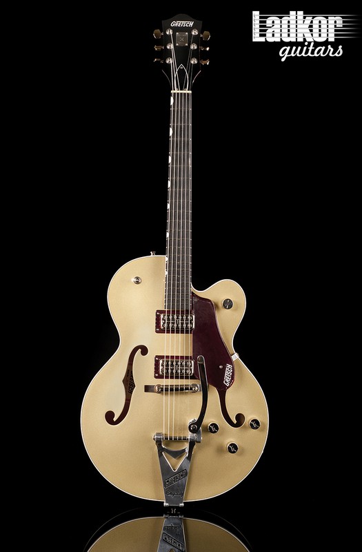 2018 Gretsch G6118T-135 135th Anniversary Two Tone Casino Gold on Dark Cherry Metallic NEW