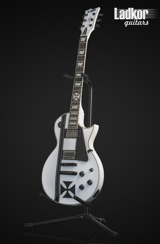 ESP LTD Iron Cross James Hetfield Signature Metallica SW Snow White NEW