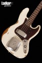 2019 Fender Custom Shop 1961 Jazz Bass Heavy Relic Olympic White NEW