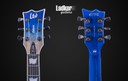 ESP LTD EC-1000 Poplar Burl Blue Natural Fade Deluxe Eclipse NEW