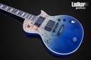 ESP LTD EC-1000 Poplar Burl Blue Natural Fade Deluxe Eclipse NEW