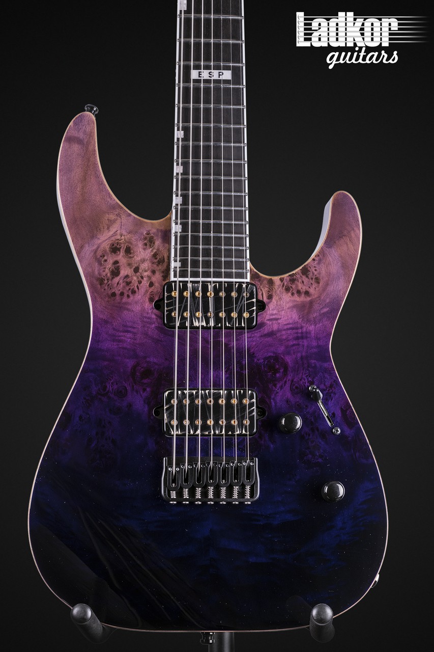 Guitare Electrique 7 cordes ESP 2MII7NTHS-PRNFD - M-II - Purple Natural Fade