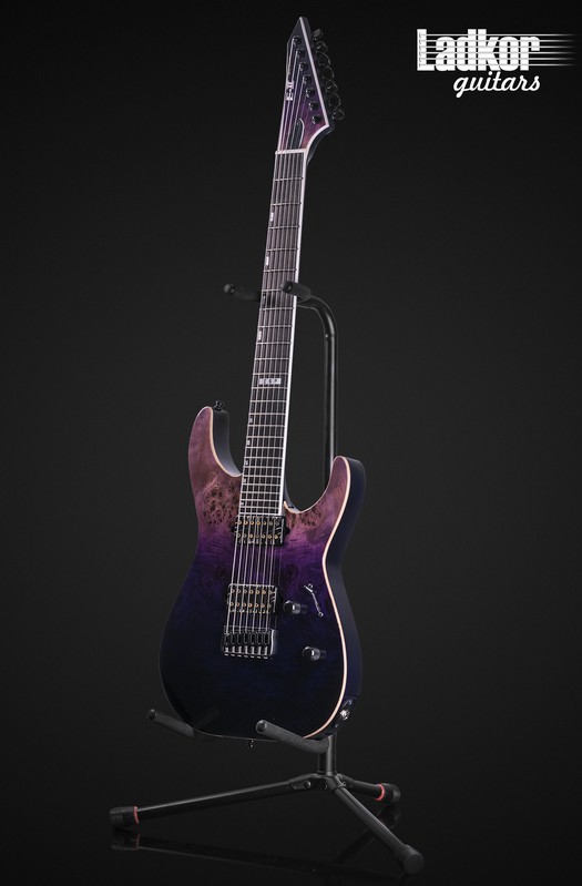 ESP E-II M-II 7 NT Purple Natural Fade NEW