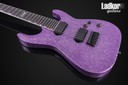 ESP E-II Horizon NT-7B Hipshot Purple Sparkle 7 String Baritone Fishman NEW