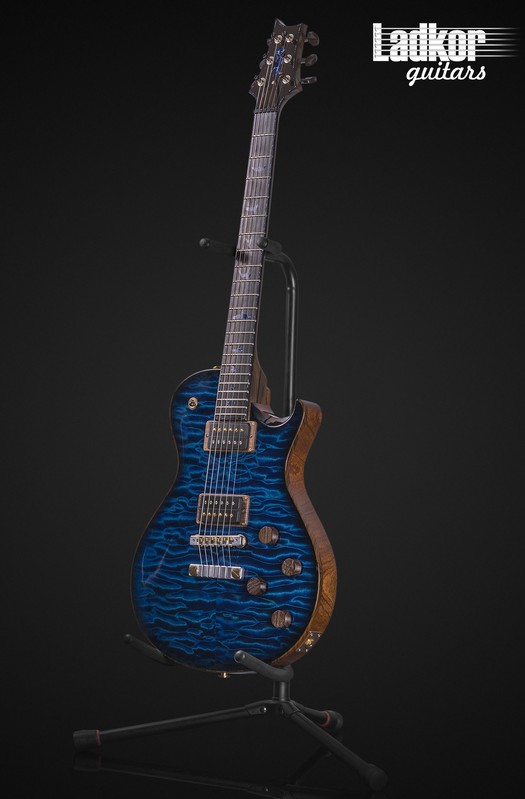 2015 PRS Private Stock SC245 Singlecut Aquamarine Smoked Burst Quilt Top Ziricote Neck Brazilian FB