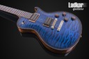 2015 PRS Private Stock SC245 Singlecut Aquamarine Smoked Burst Quilt Top Ziricote Neck Brazilian FB