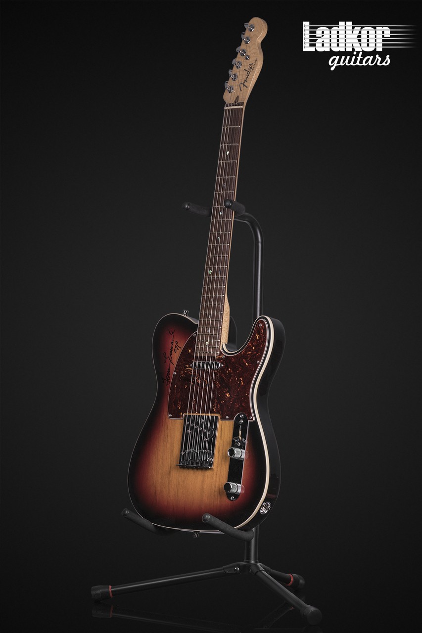 2005 Fender American Deluxe Telecaster 3-Color Sunburst Signed by