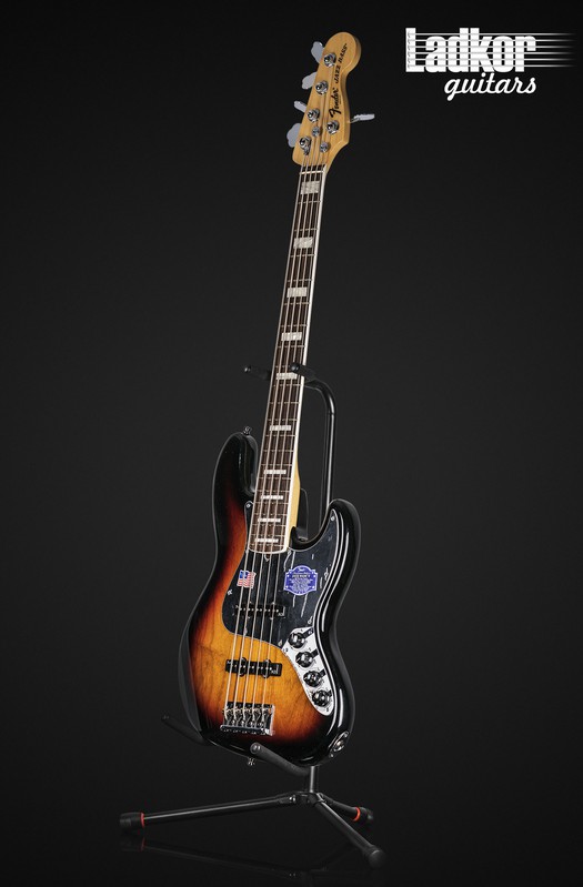 Fender American Deluxe Jazz Bass V Sunburst