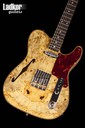 2020 Fender Custom Shop Artisan Buckeye Burl Double Esquire Thinline NOS NAMM Limited Edition NEW