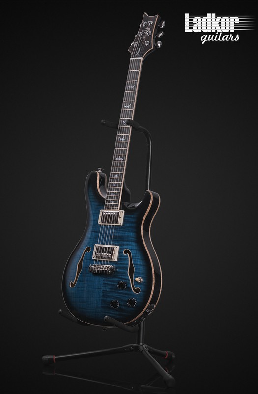 PRS SE Hollowbody II Piezo Peacock Blue Burst NEW