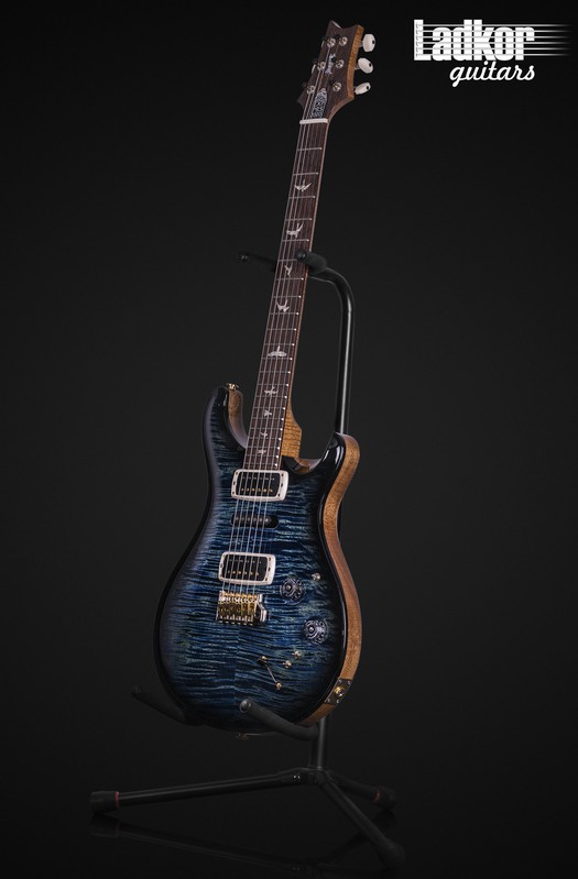 2020 PRS Experience Modern Eagle V 10 Top River Blue Smokewrap Burst Natural Back Custom Color One Off NEW