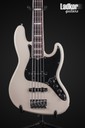 2014 Fender American Deluxe Jazz Bass V Olympic White