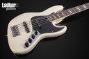 2014 Fender American Deluxe Jazz Bass V Olympic White