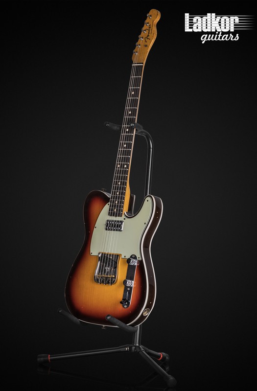 2017 Fender Custom Shop Masterbuilt Jason Smith 1963 Telecaster Custom Journeyman Relic Chocolate 3-Tone Sunburst C3TS MBJS 63 TV Jones